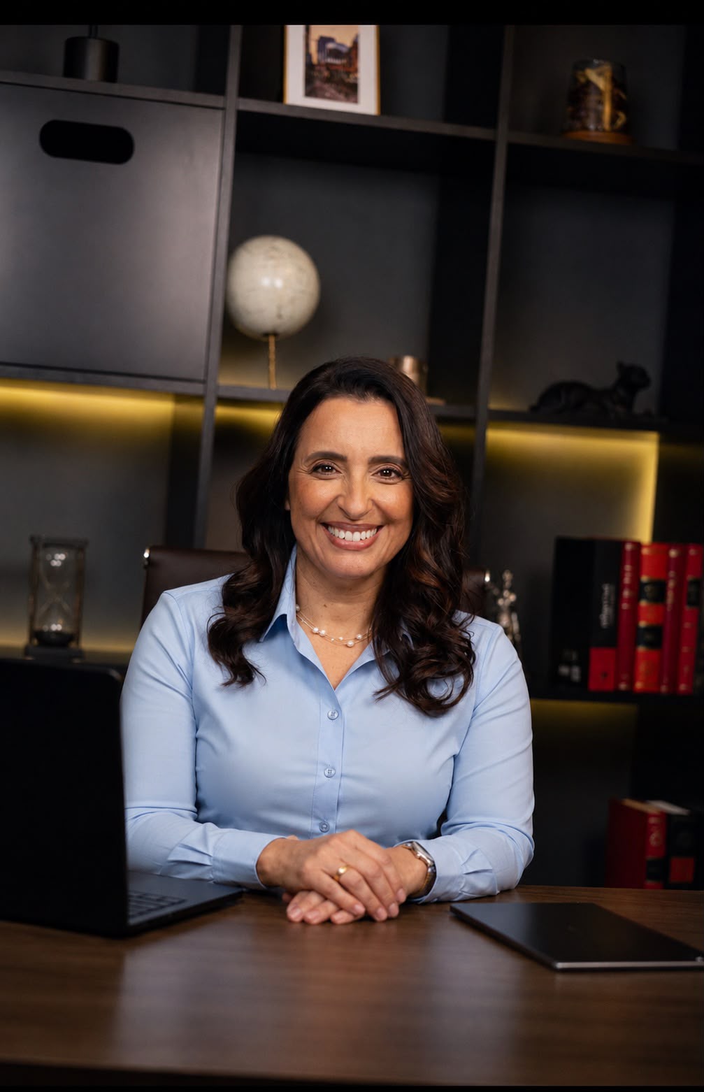 Valdeliz Pereira Lopes em seu escritório